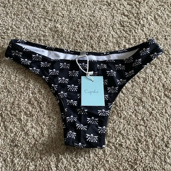 Cupshe Small Black Swim Bottoms​​ - Picture 1 of 5